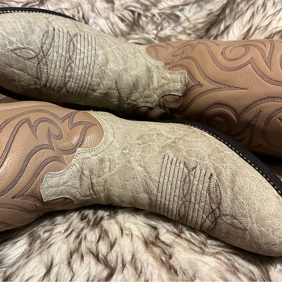 Dan Post Men's Western Boots - Tan and Cream - Picture 10 of 16